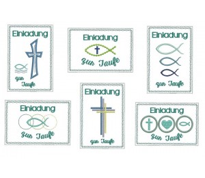 ITH Postkarten - Einladung Taufe